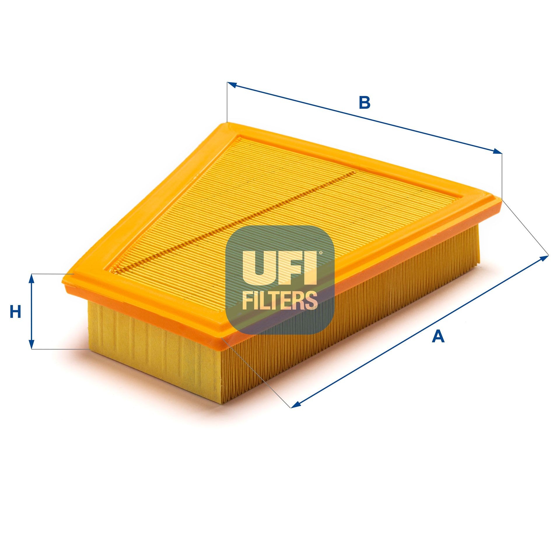UFI 128mm, 216mm, Filter Insert Height: 128mm Engine air filter 27.921.00 buy