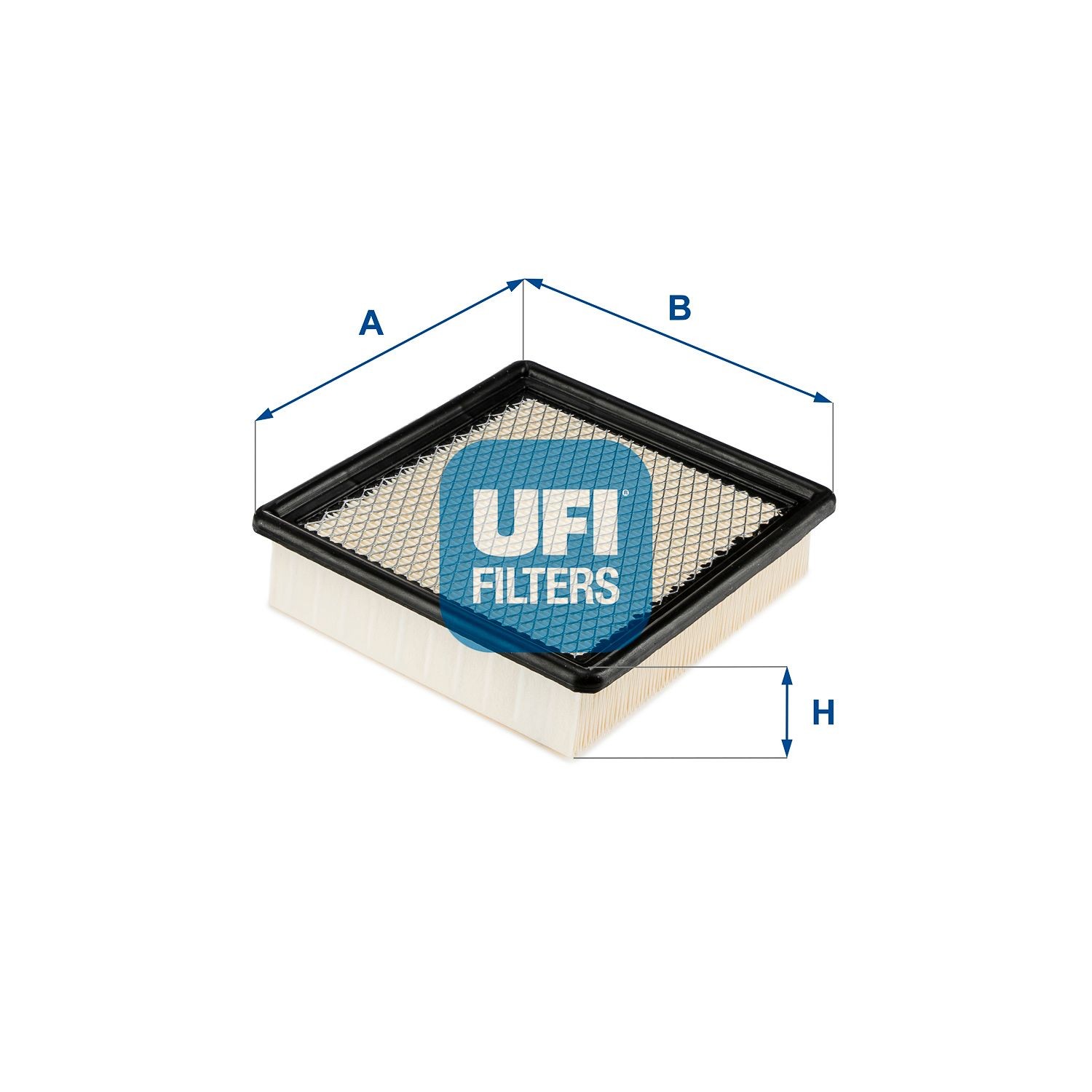 UFI 357, 357,0mm, 202mm Height: 357, 357,0mm Engine air filter 27.976.00 buy
