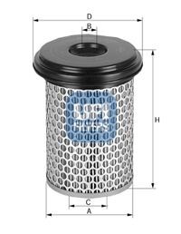 UFI 221mm, 210, 251mm, Filter Insert Height: 221mm Engine air filter 27.989.00 buy