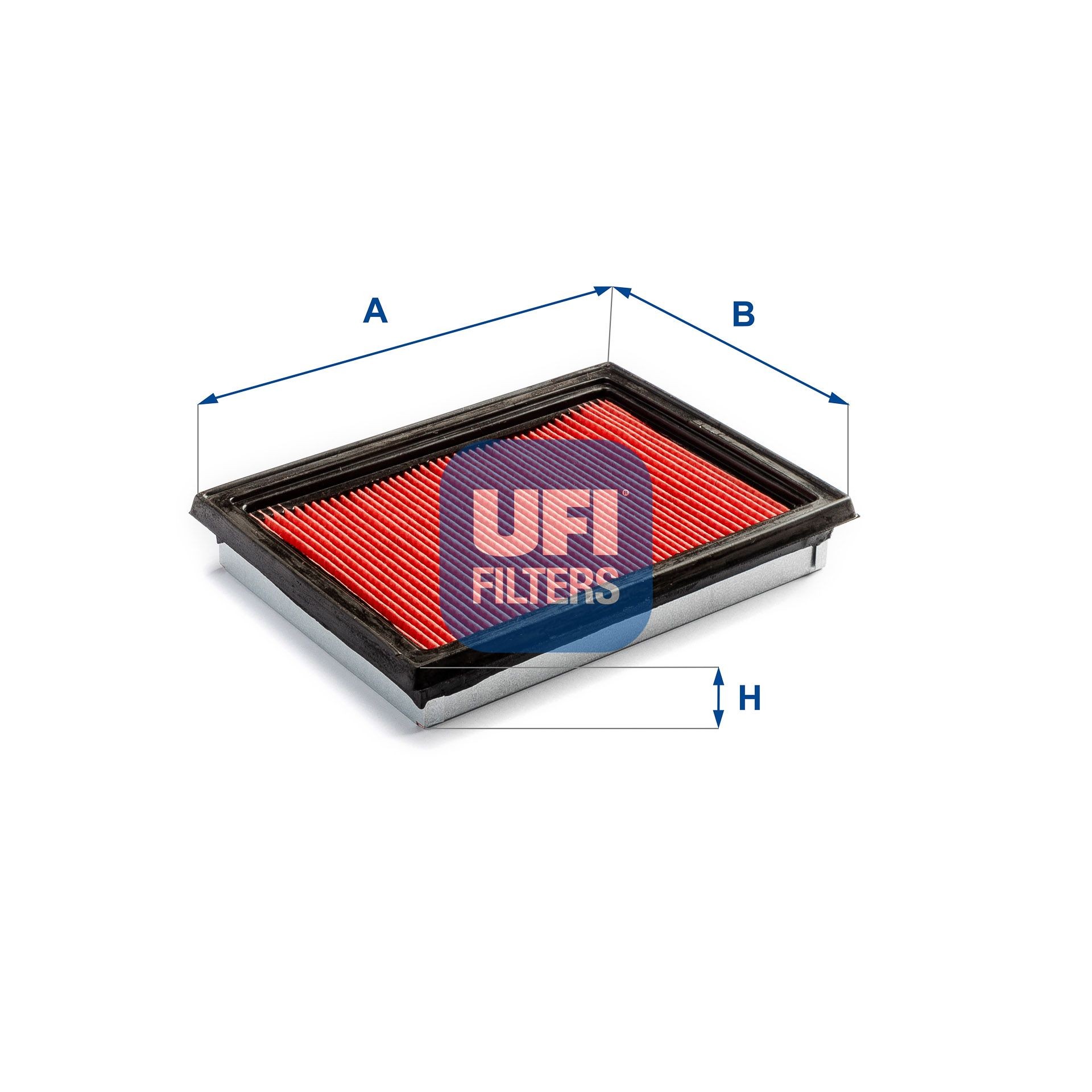 UFI 35mm, 170mm, 228mm, Filter Insert Length: 228mm, Width: 170mm, Height: 35mm Engine air filter 30.001.00 buy