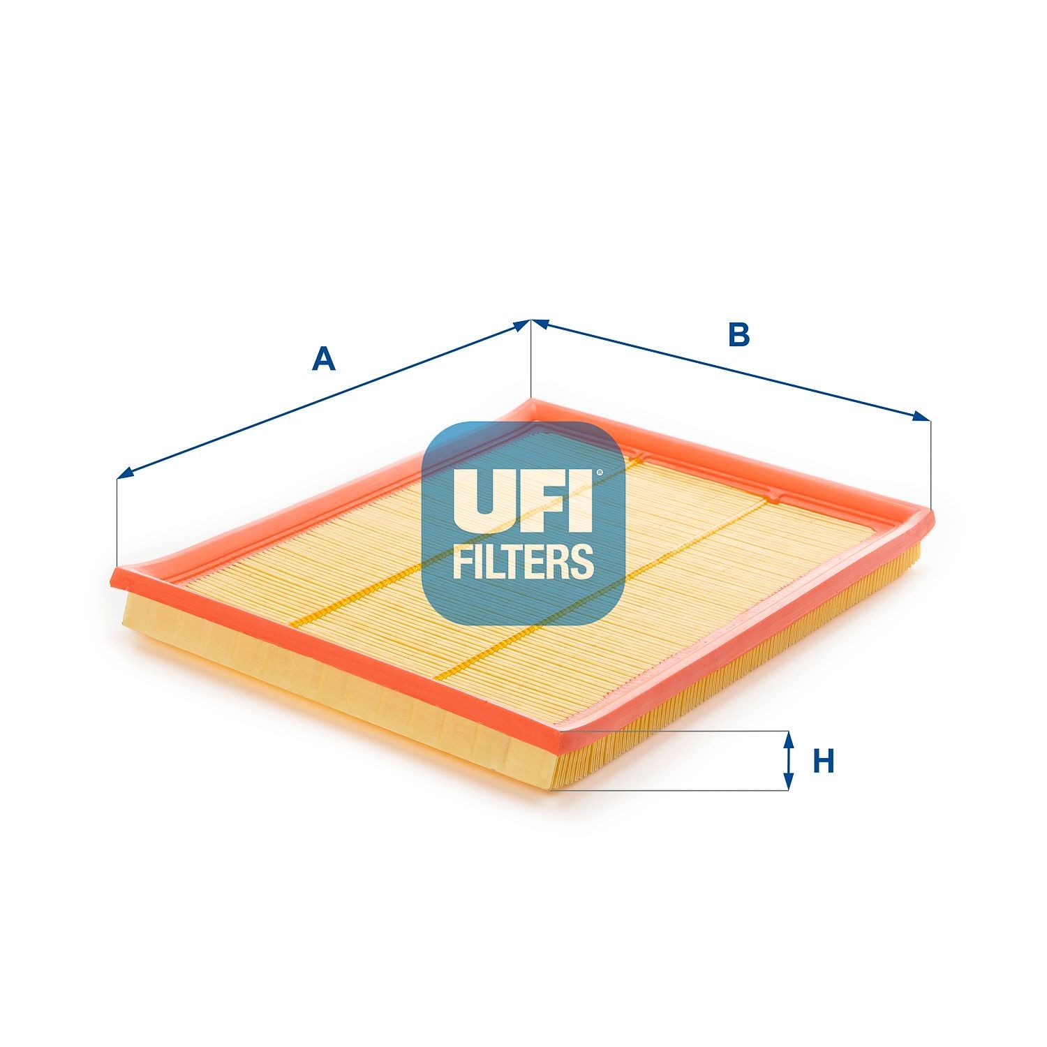 UFI 30.017.00 Air filter 27mm, 229,5mm, 308,5mm, Filter Insert