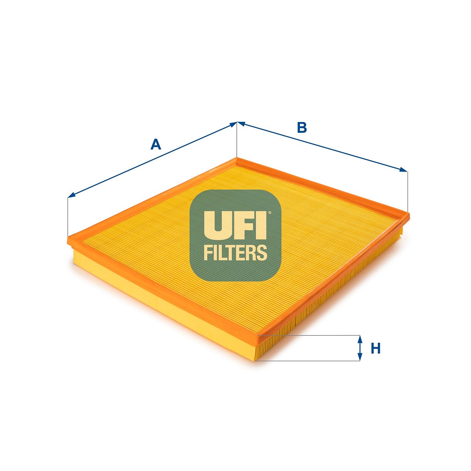 UFI 57mm, 184mm, 276mm, Filter Insert Length: 276mm, Width: 184mm, Height: 57mm Engine air filter 30.019.00 buy