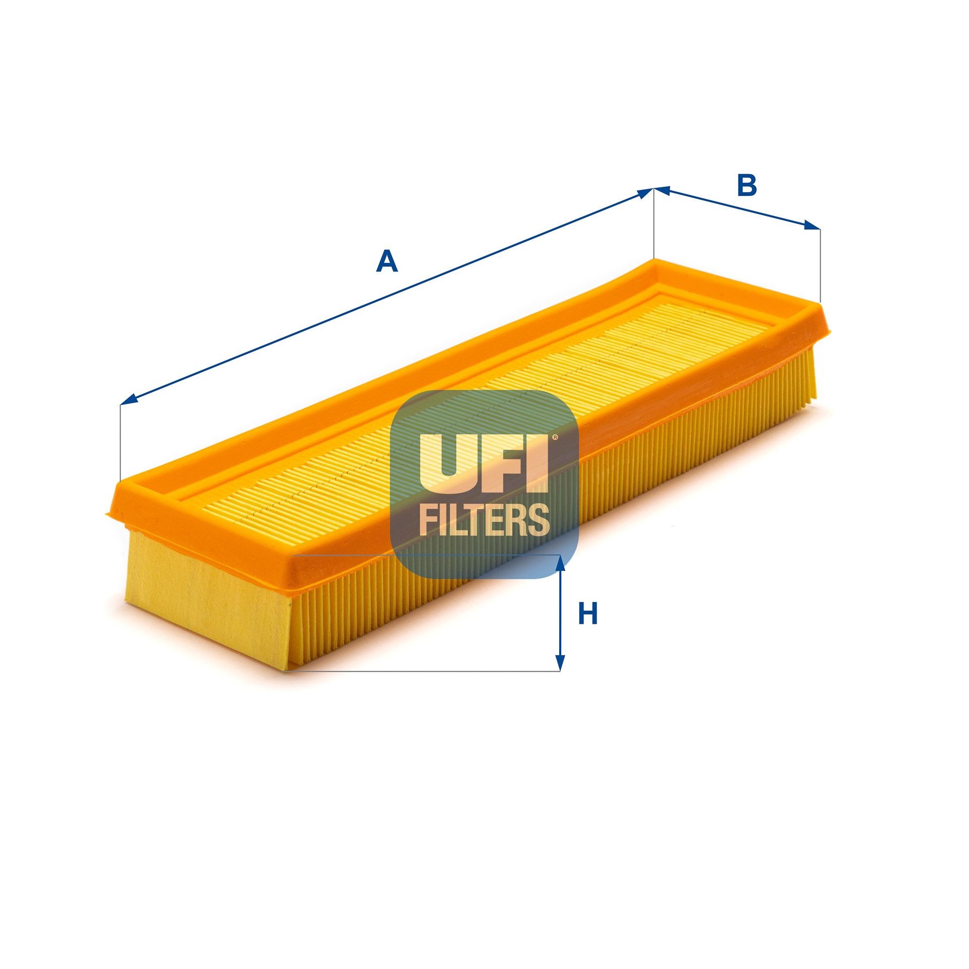 UFI 30.025.00 Air filter 42mm, 86mm, 298mm, Filter Insert