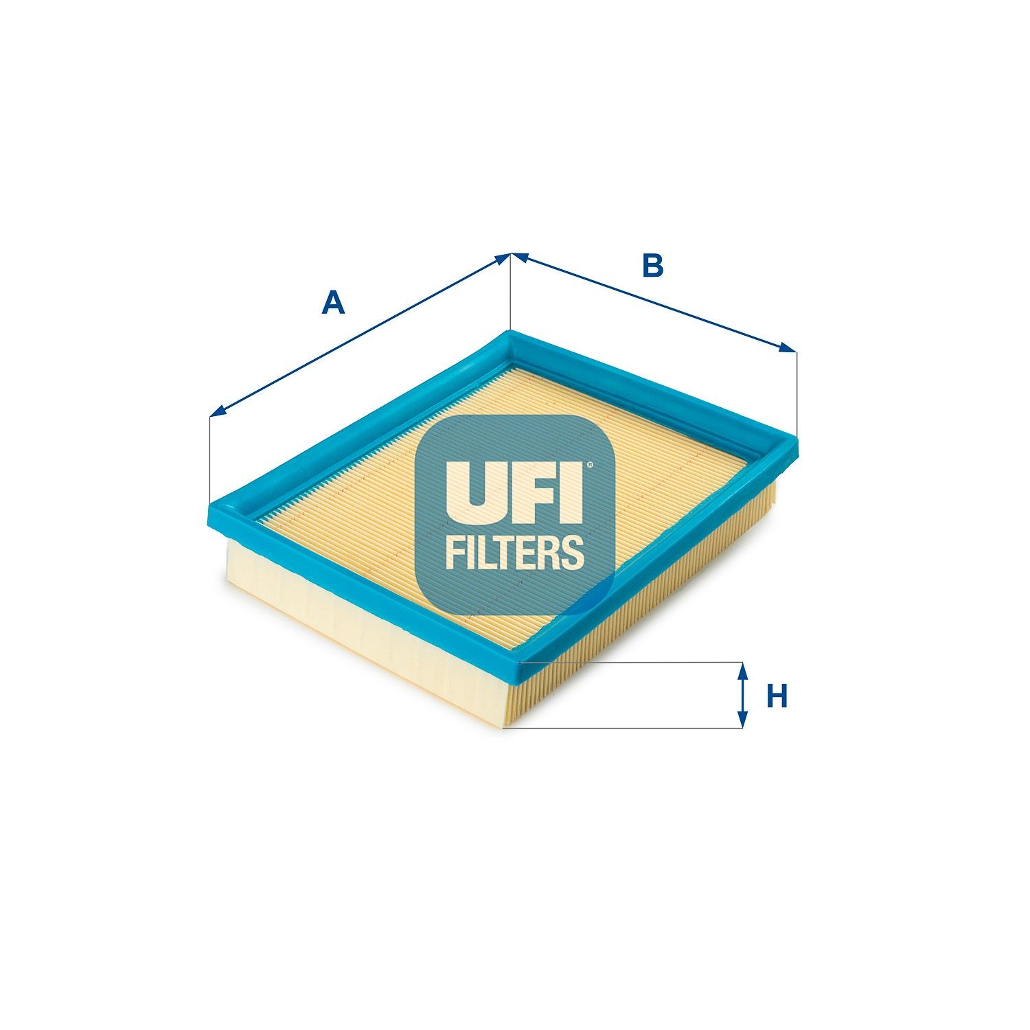 UFI 30.027.00 Air filter 38mm, 166mm, 211mm, Filter Insert