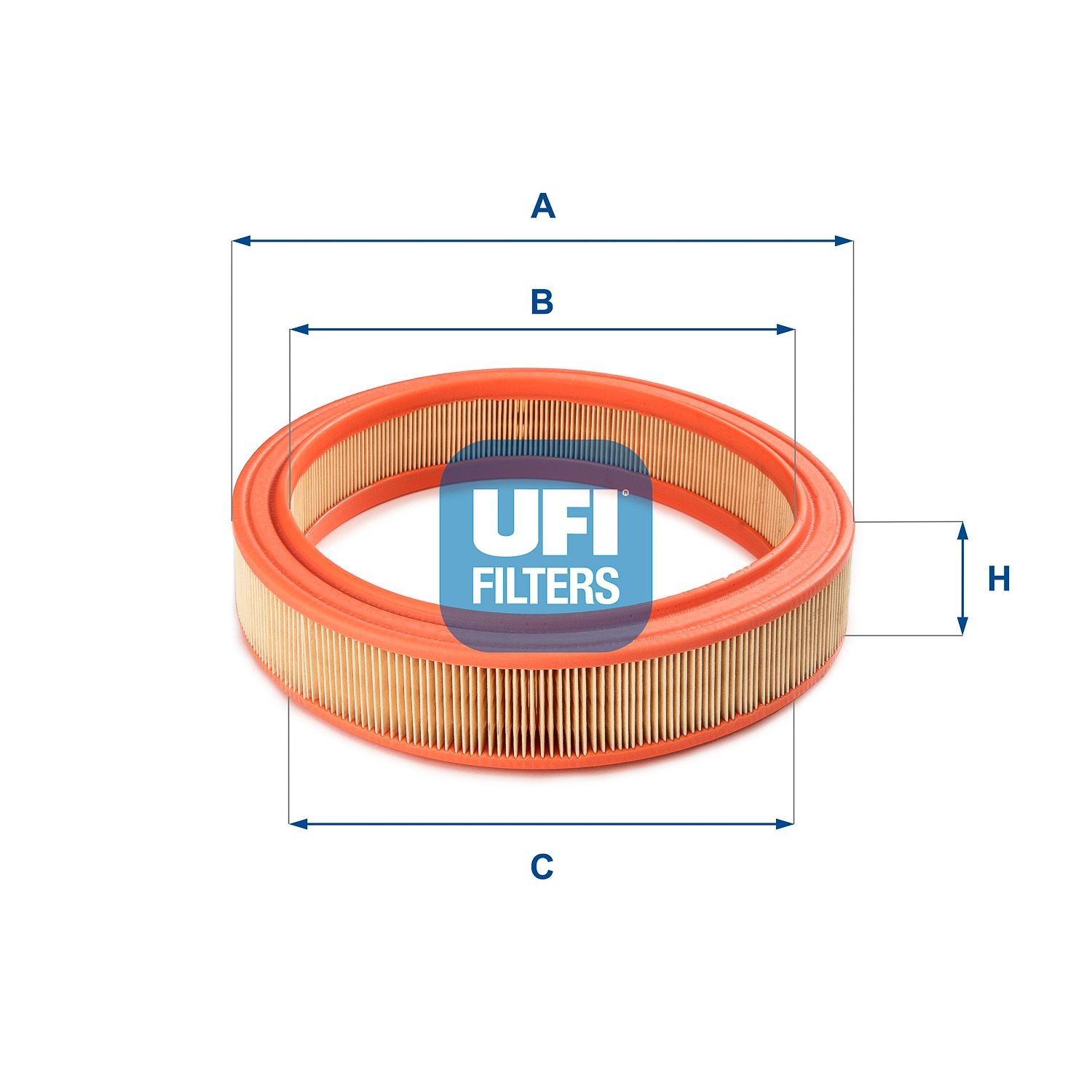 30.038.01 Air filter 30.038.01 UFI 61mm, 274mm, Filter Insert