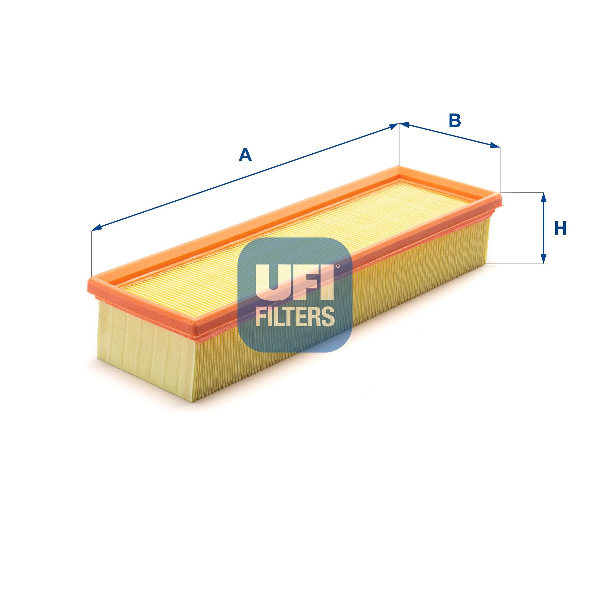 UFI 30.039.00 Air filter 57mm, 100mm, 326mm, Filter Insert