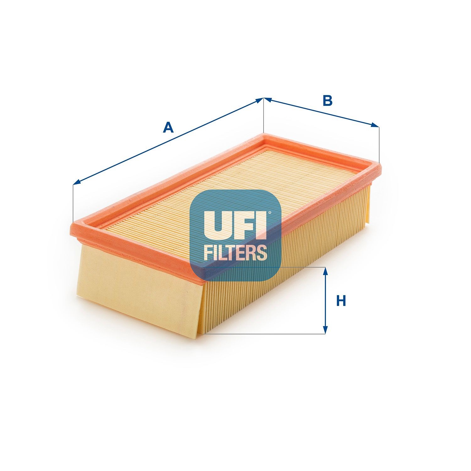 30.068.00 UFI Air filters HONDA 56mm, 118mm, 268mm, Filter Insert