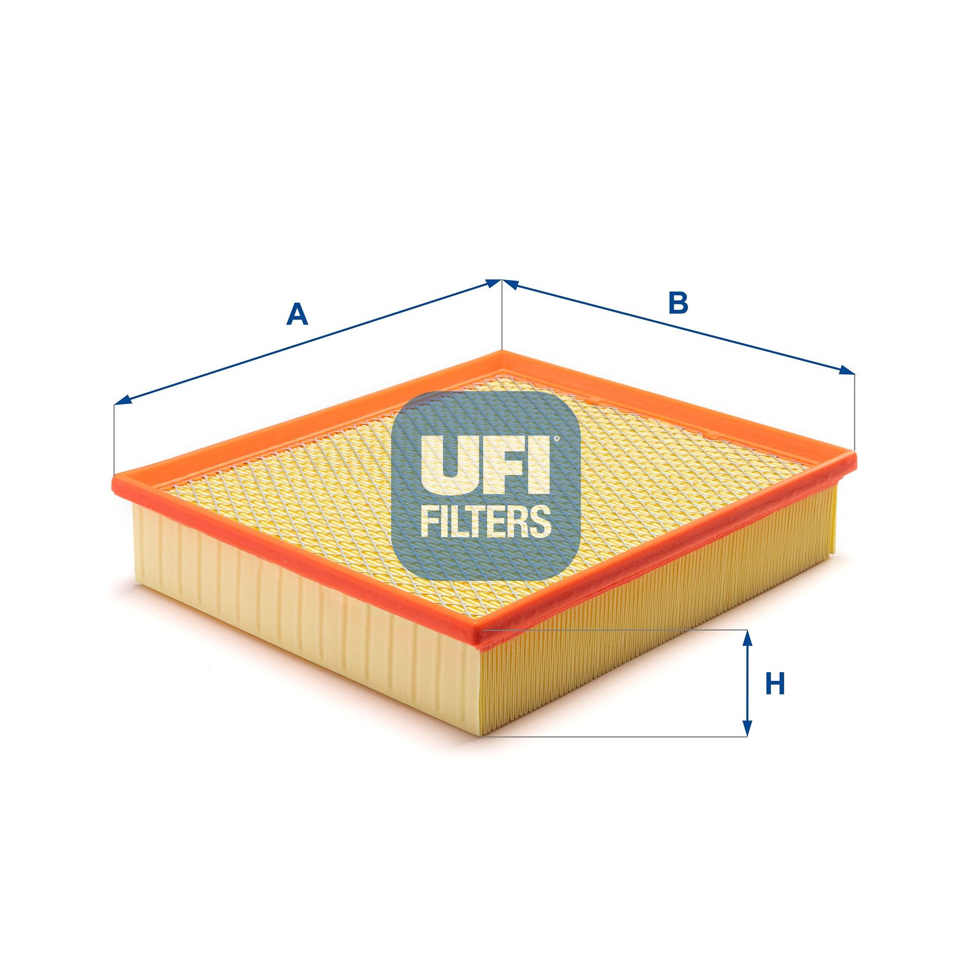 Original 30.100.00 UFI Air filter AUDI