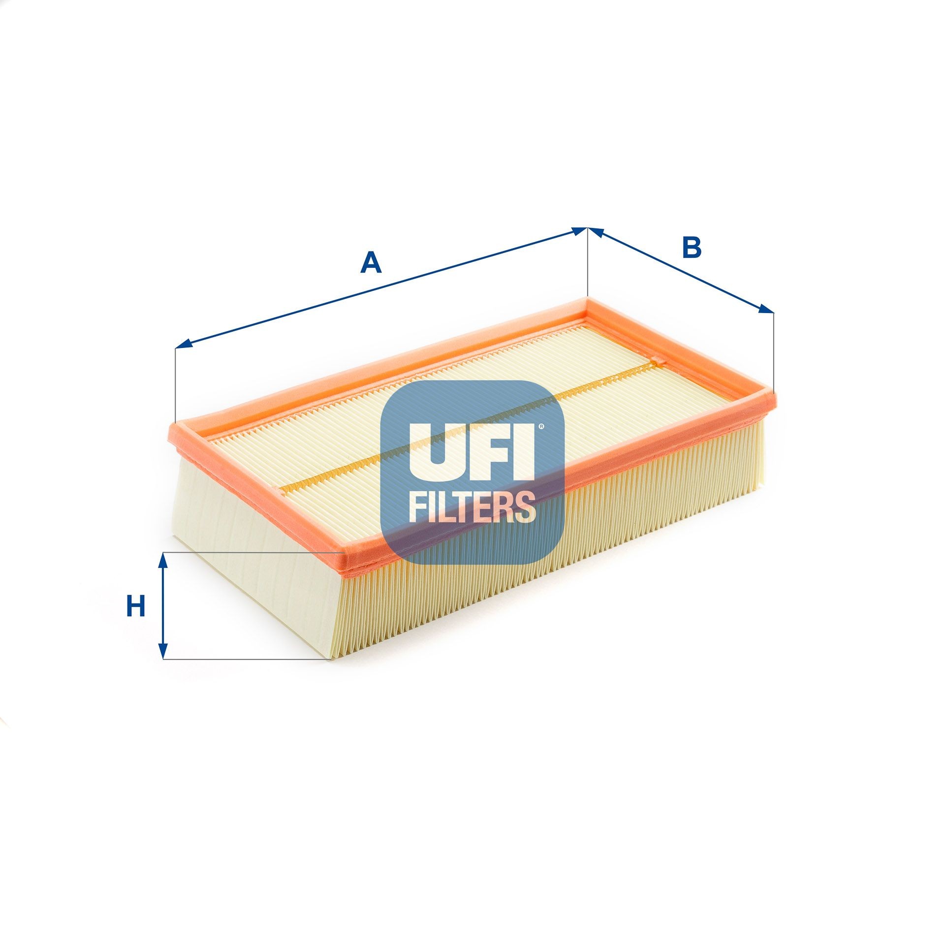 UFI 30.106.00 Air filter 57mm, 147mm, 265mm, Filter Insert