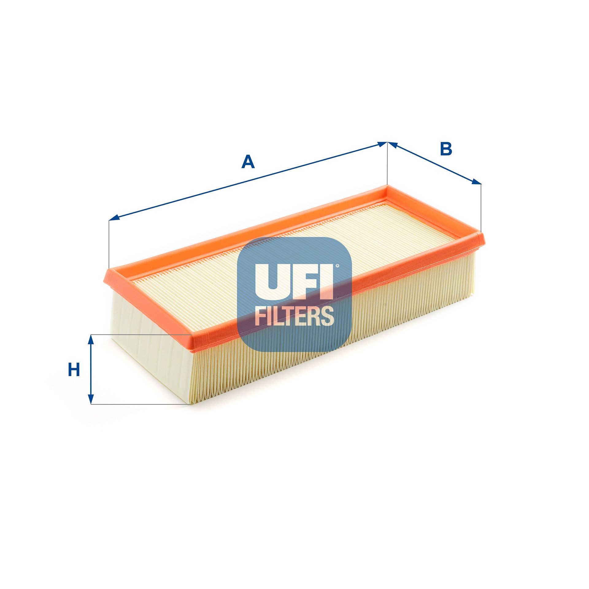 UFI 30.111.00 Air filter 57mm, 123mm, 285mm, Filter Insert