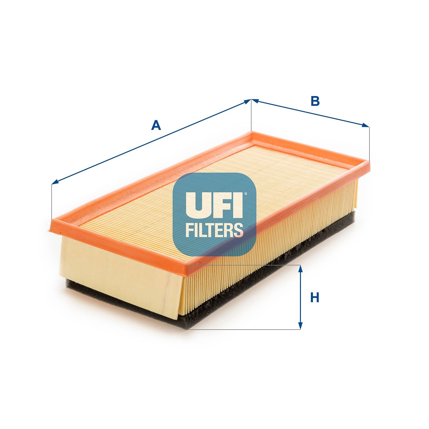 30.127.00 UFI Air filters ALFA ROMEO 62,5mm, 135mm, 308mm, Filter Insert