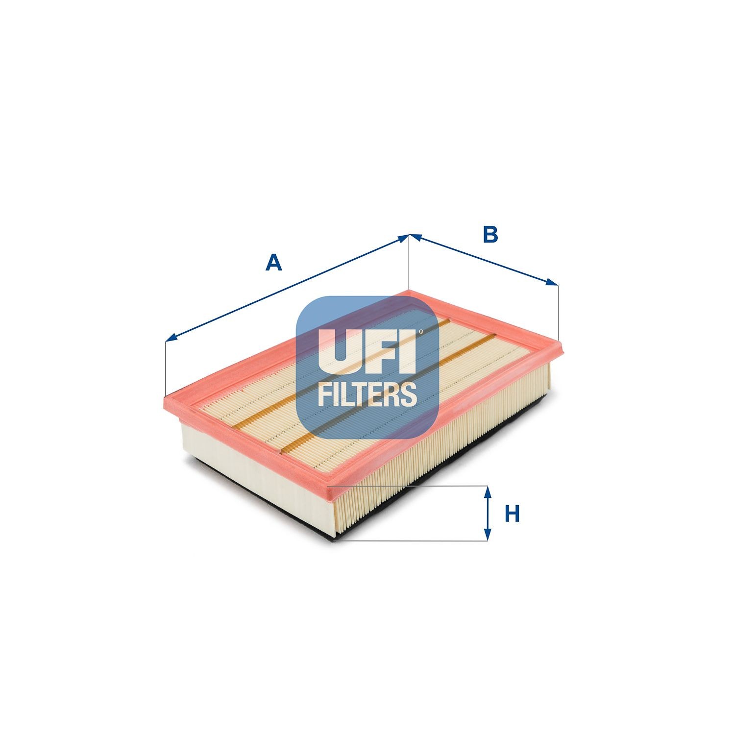 30.128.00 Air filter 30.128.00 UFI 62,5mm, 165mm, 298mm, Filter Insert