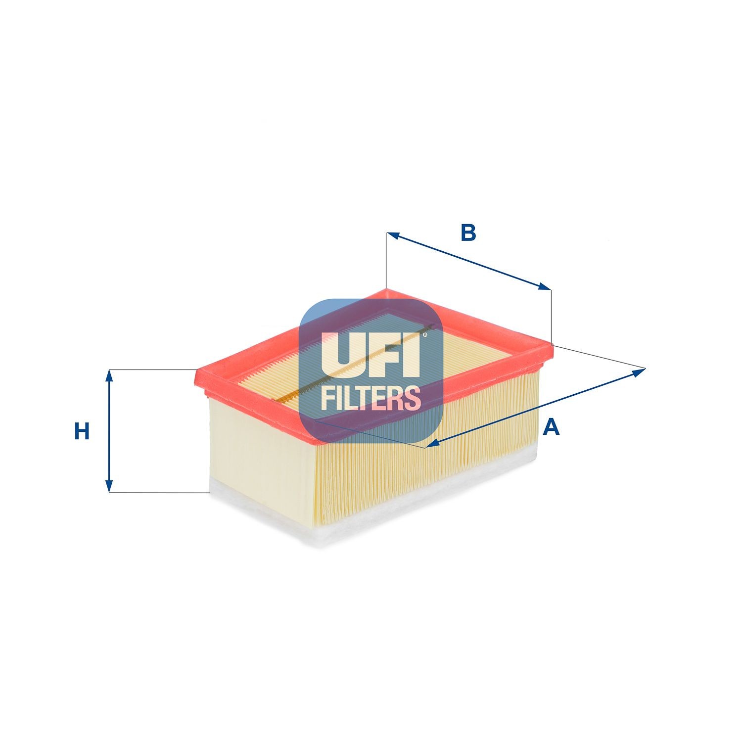30.147.00 UFI Air filters RENAULT 74mm, 141mm, 177mm, Filter Insert