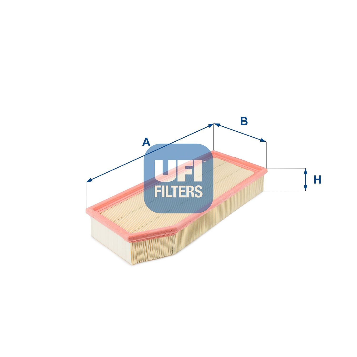 UFI 56mm, 156mm, 382mm, Filter Insert Length: 382mm, Width: 156mm, Height: 56mm Engine air filter 30.148.00 buy