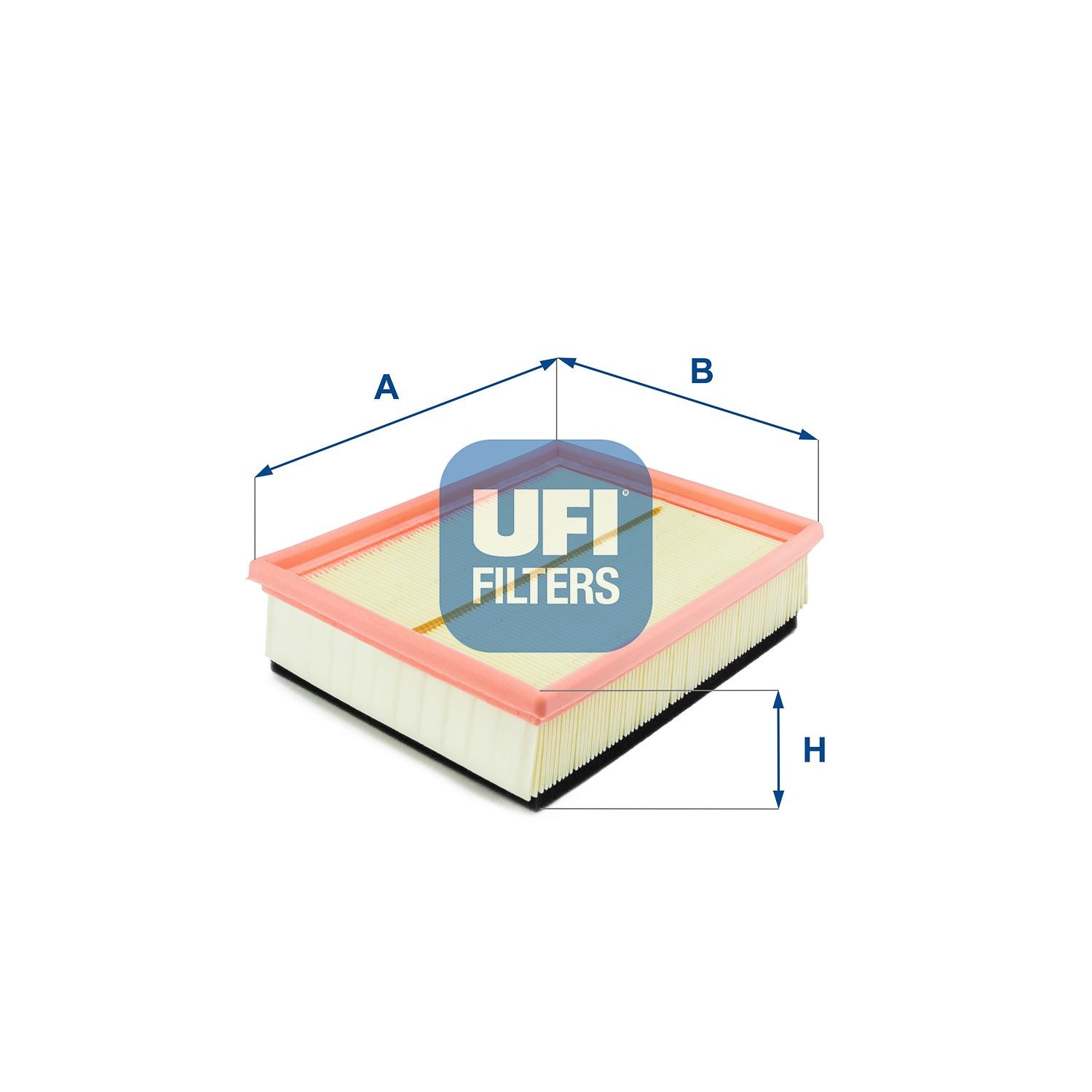 UFI 30.151.00 Air filter 60mm, 190mm, 232mm, Filter Insert