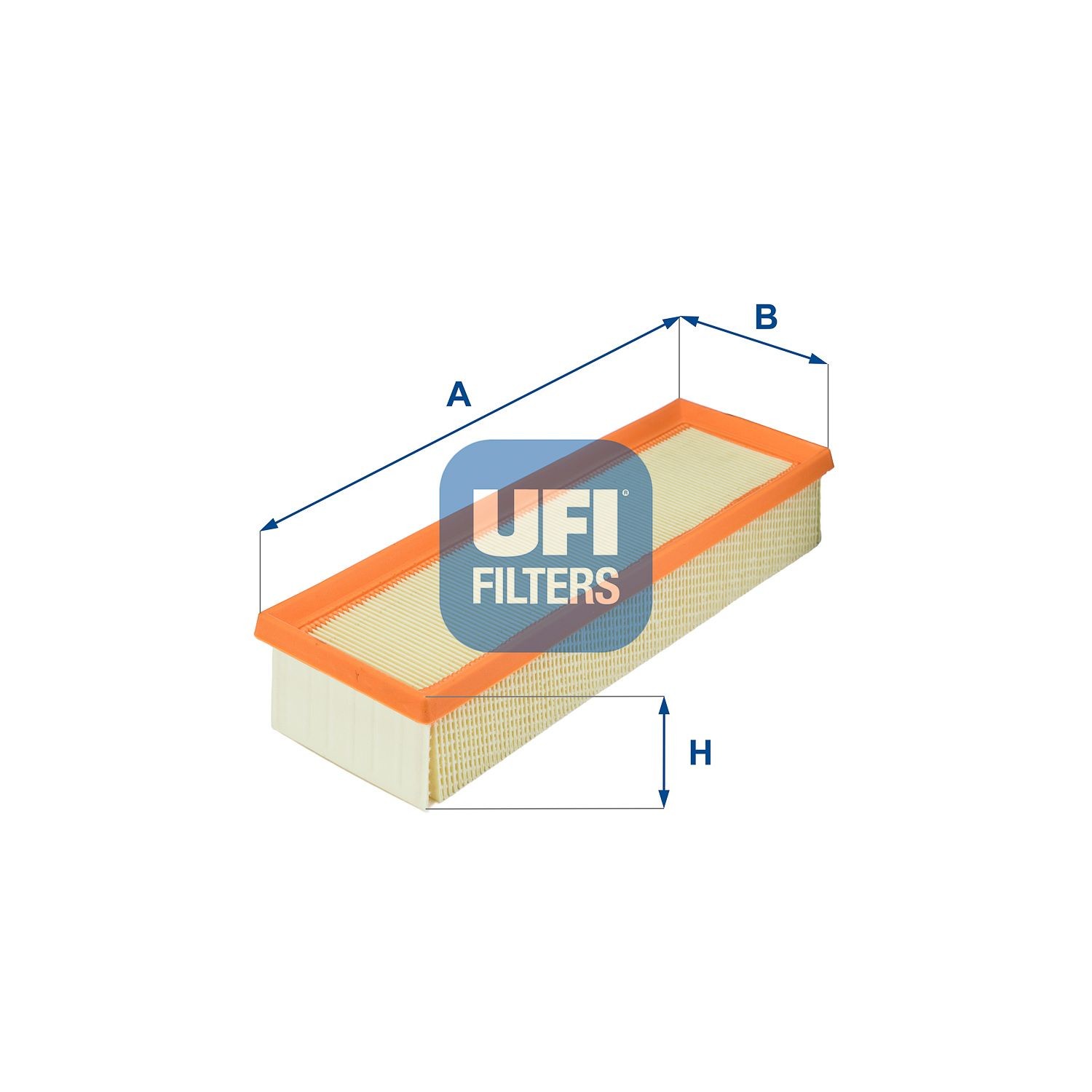 UFI 30.186.00 Air filter 58mm, 101mm, 335mm, Filter Insert