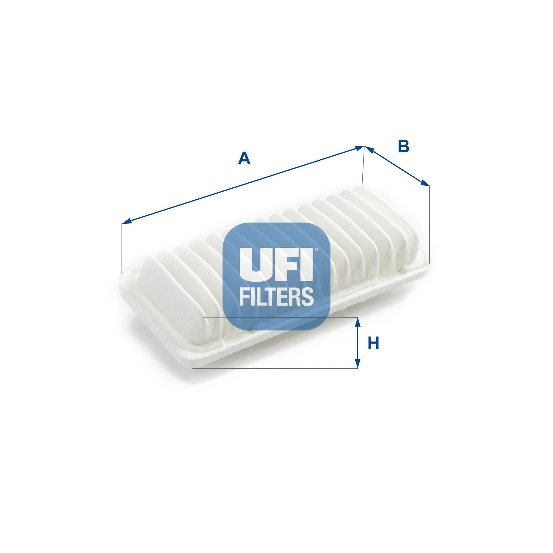 UFI 30.206.00 Air filter 66mm, 116mm, 267mm, Filter Insert