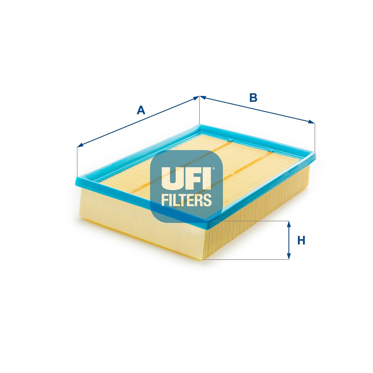 Original UFI Engine air filters 30.245.00 for FORD FOCUS