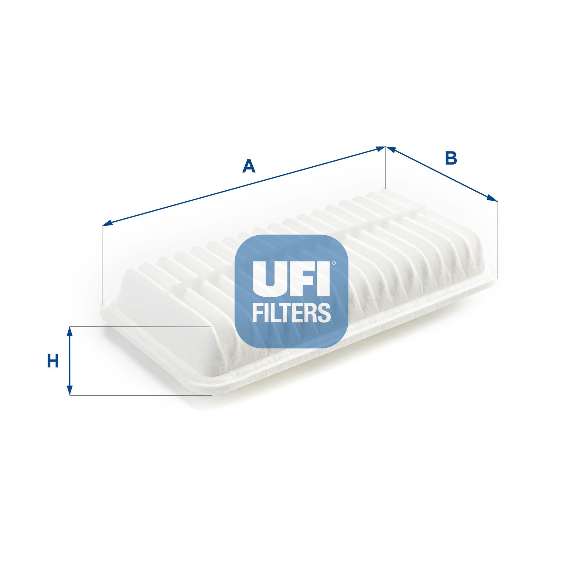 UFI 65mm, 163mm, 318mm, Filter Insert Length: 318mm, Width: 163mm, Height: 65mm Engine air filter 30.247.00 buy