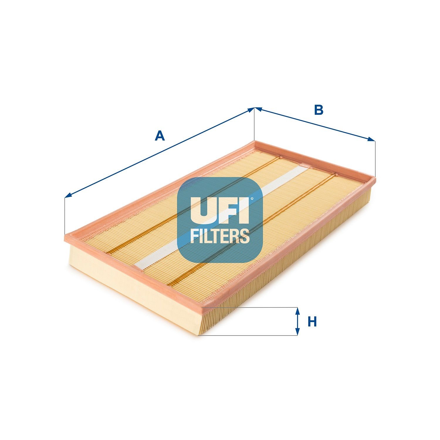 UFI 30.257.00 Air filter 42mm, 227mm, 419mm, Filter Insert