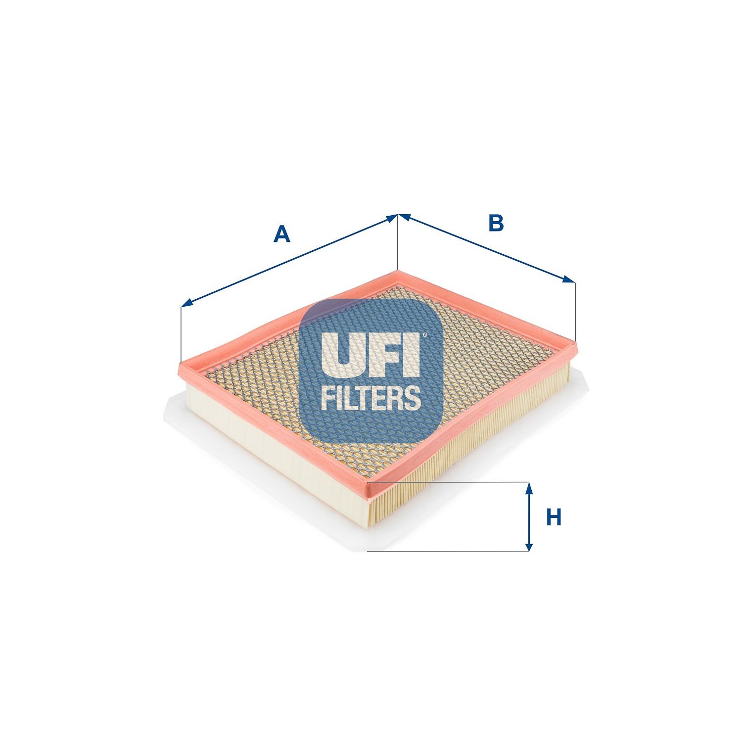 UFI 30.258.00 Air filter 52mm, 234mm, 292mm, Filter Insert