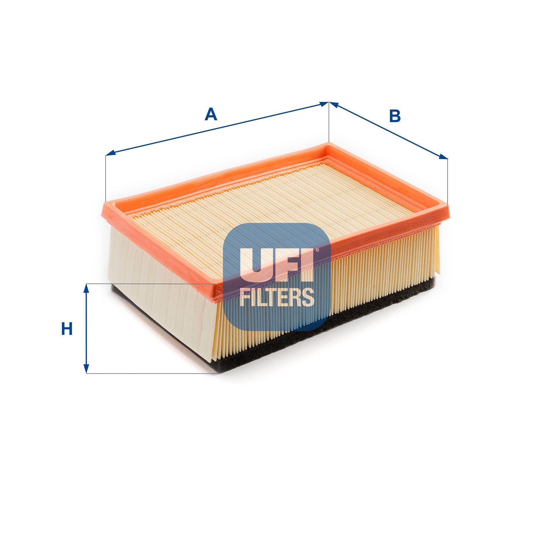 UFI 30.272.00 Air filter 79mm, 169,5mm, 243mm, Filter Insert