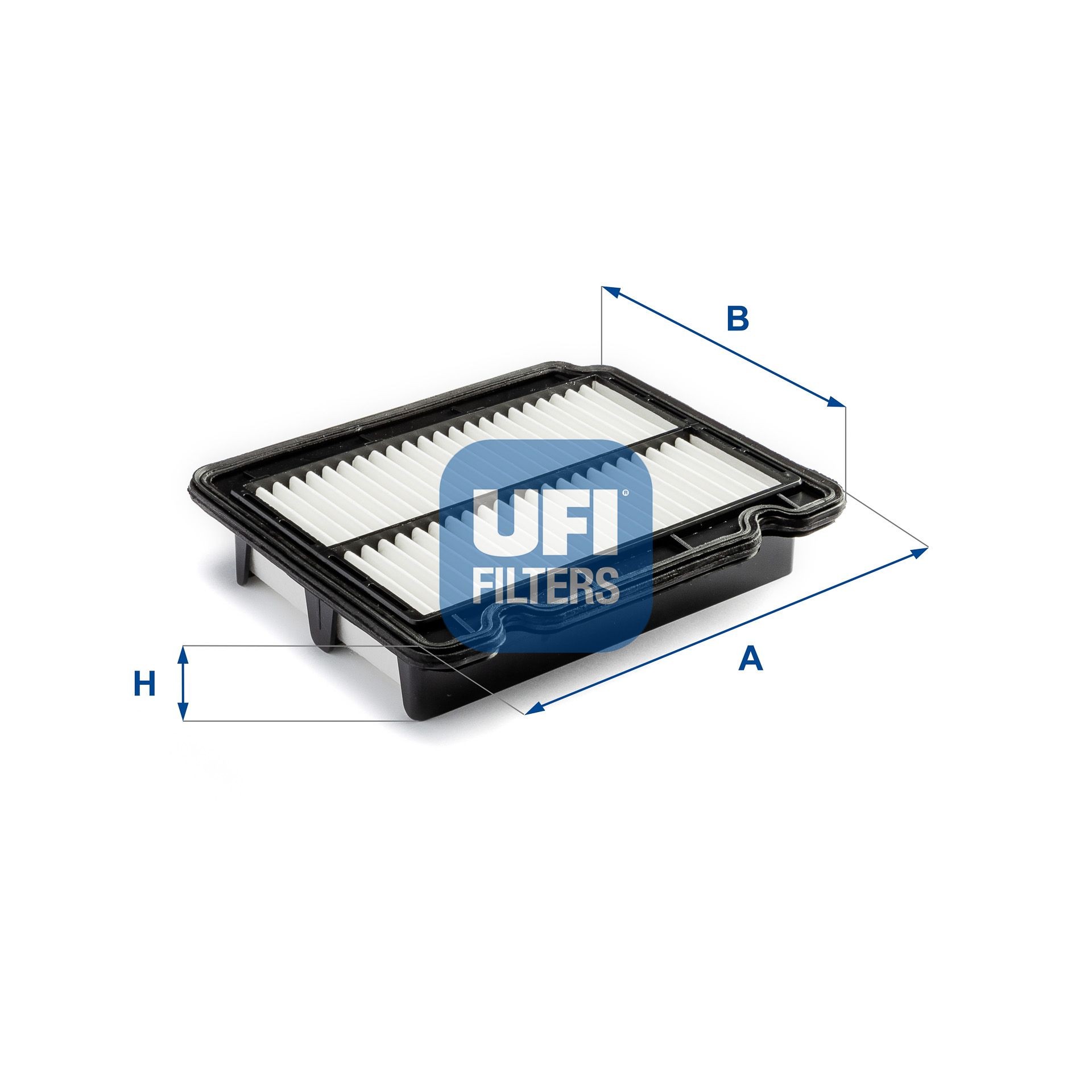 30.279.00 UFI Air filters CHEVROLET 46mm, 187,5mm, 224mm, Filter Insert