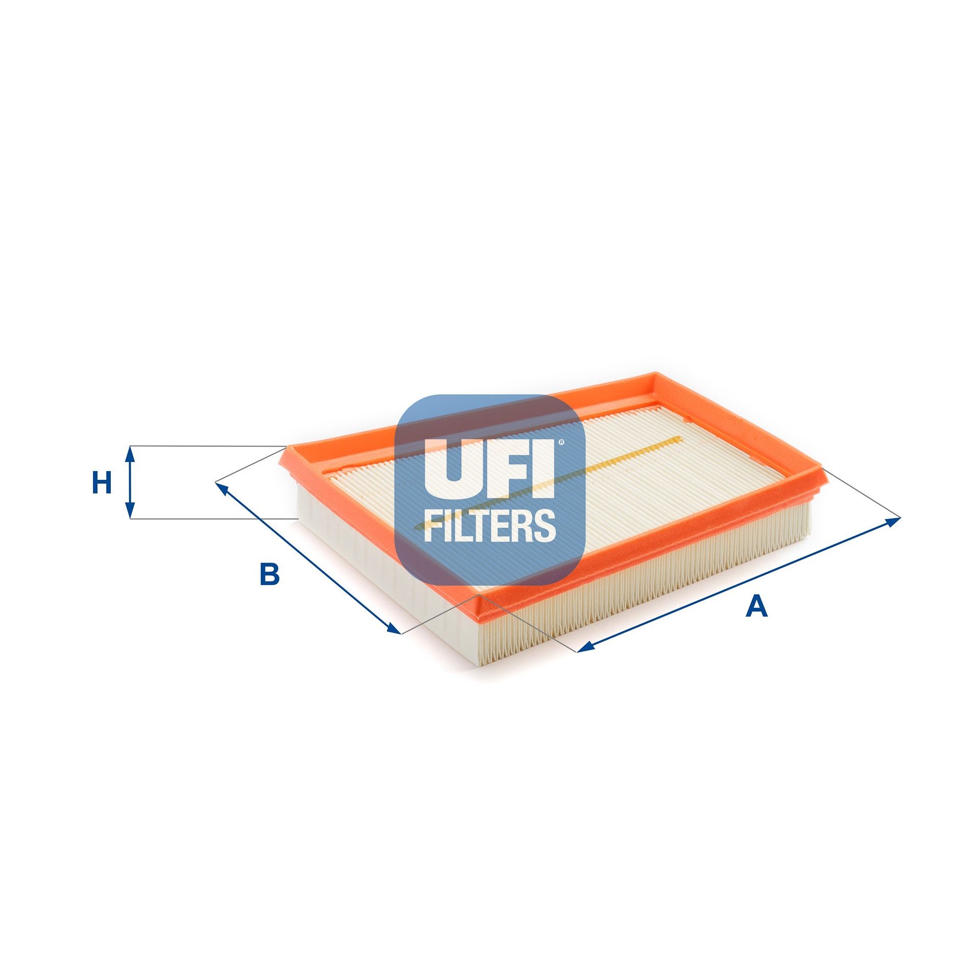 UFI 30.310.00 Air filter 38mm, 170mm, 198mm, Filter Insert