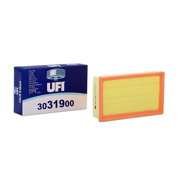 UFI 57mm, 140,5mm, 239mm, Filter Insert Length: 239mm, Width: 140,5mm, Height: 57mm Engine air filter 30.319.00 buy