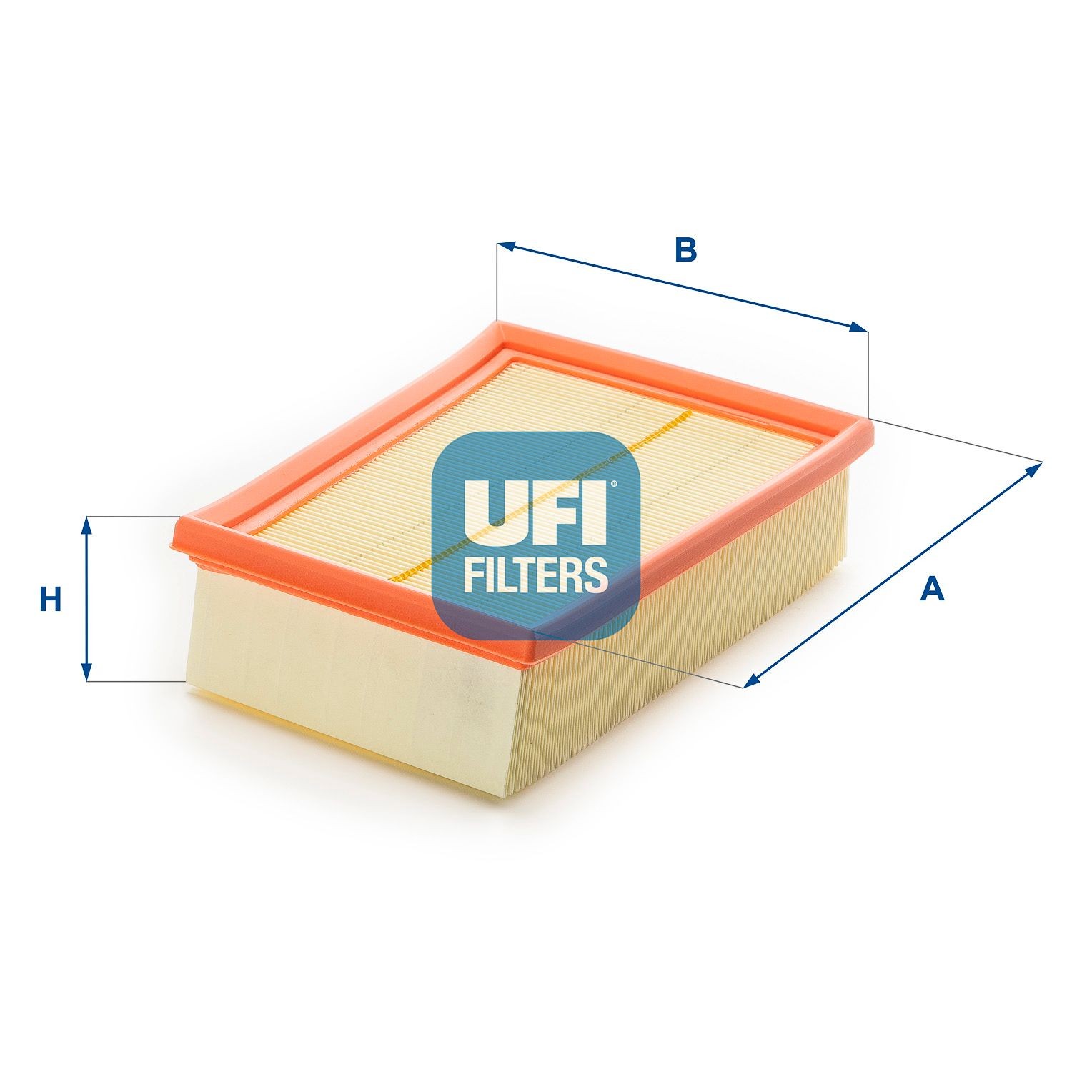 UFI 58mm, 164mm, 235mm, Filter Insert Length: 235mm, Width: 164mm, Height: 58mm Engine air filter 30.352.00 buy