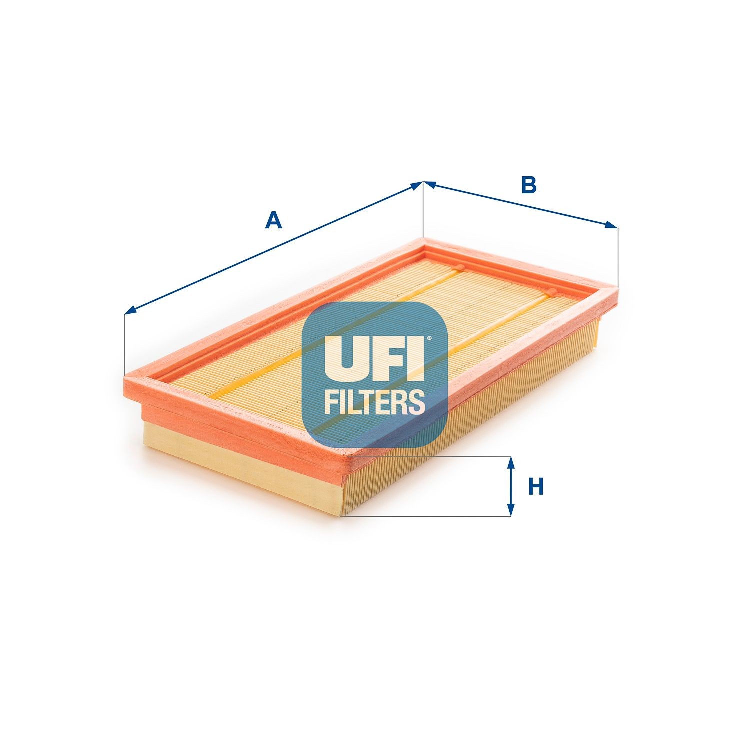 UFI 41mm, 152mm, 324mm, Filter Insert Length: 324mm, Width: 152mm, Height: 41mm Engine air filter 30.353.00 buy