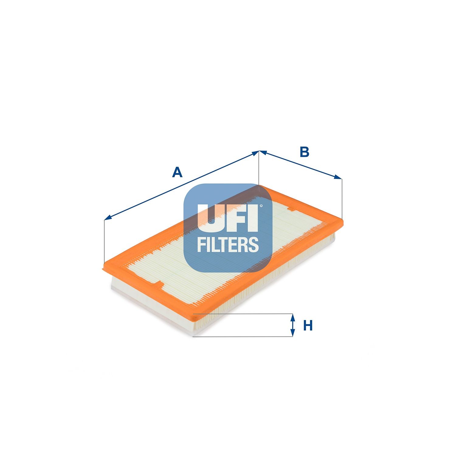 30.376.00 UFI Air filters ALFA ROMEO 34mm, 140mm, 272mm, Filter Insert