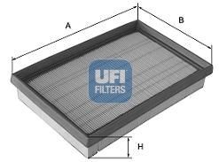 UFI 38mm, 170mm, 338mm, Filter Insert Length: 338mm, Width: 170mm, Height: 38mm Engine air filter 30.464.00 buy