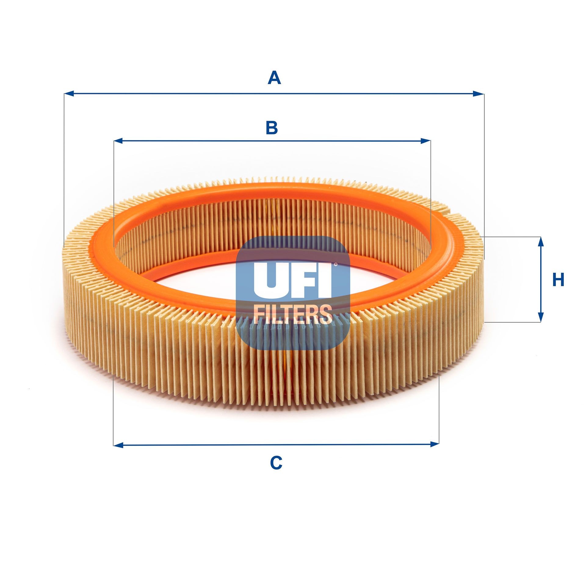 UFI 30.807.00 Air filter 1444.L4