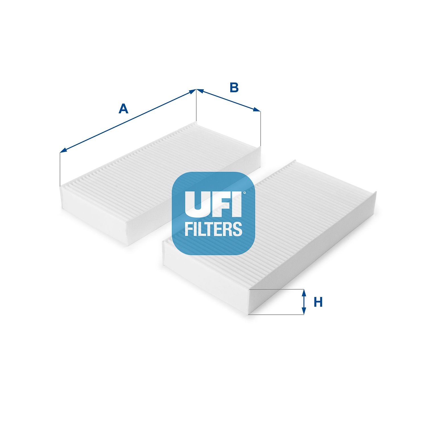 UFI 30.807.02 Air filter 48mm, 241mm, Filter Insert