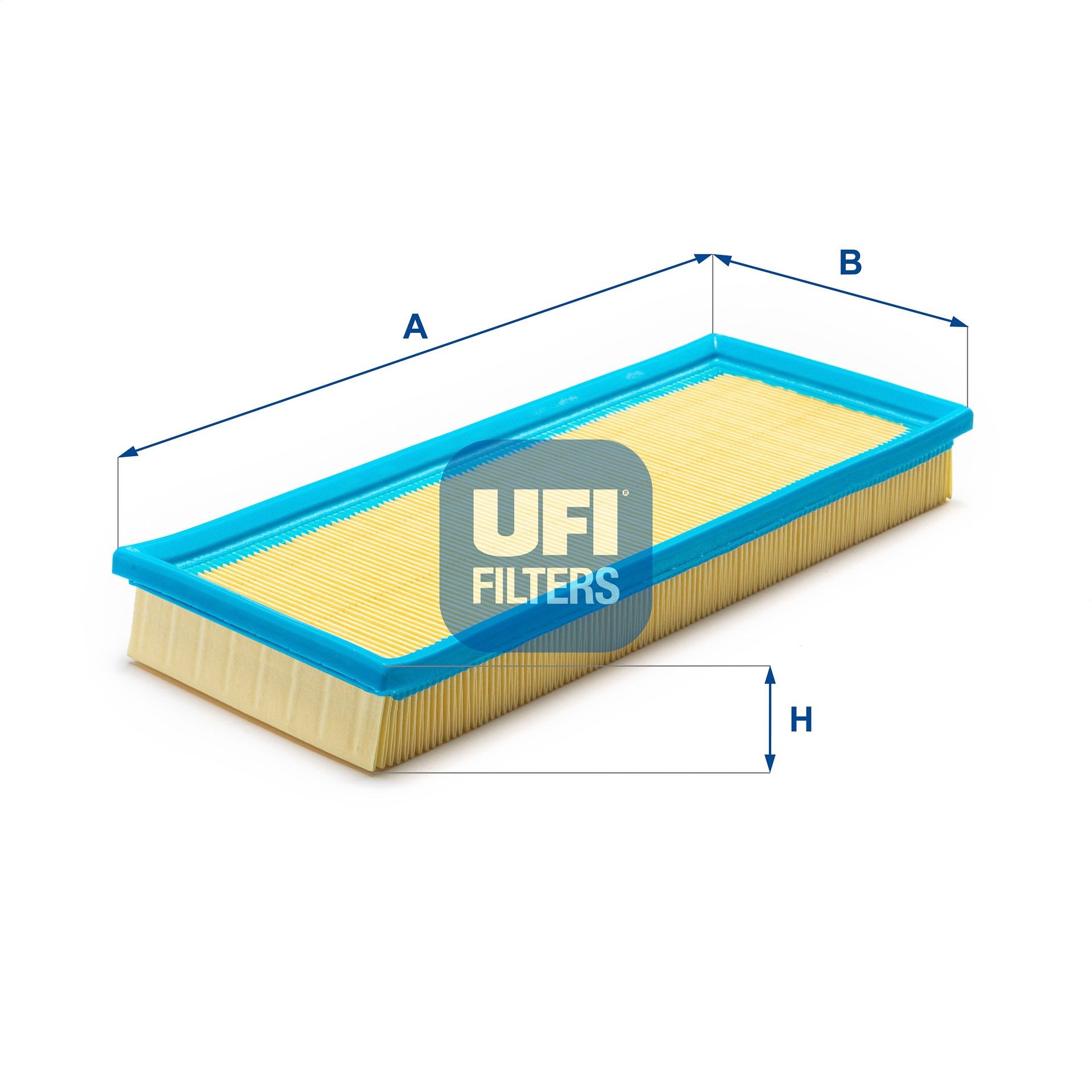 UFI 30.818.00 Air filter 40,5mm, 134mm, 336,5mm, Filter Insert
