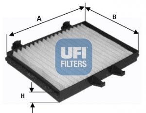 UFI 30.833.00 Air filter 9055 171