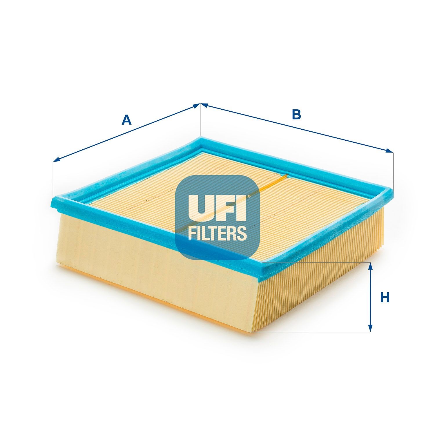 UFI 56,5mm, 211mm, 211mm, Filter Insert Length: 211mm, Width: 211mm, Height: 56,5mm Engine air filter 30.835.00 buy