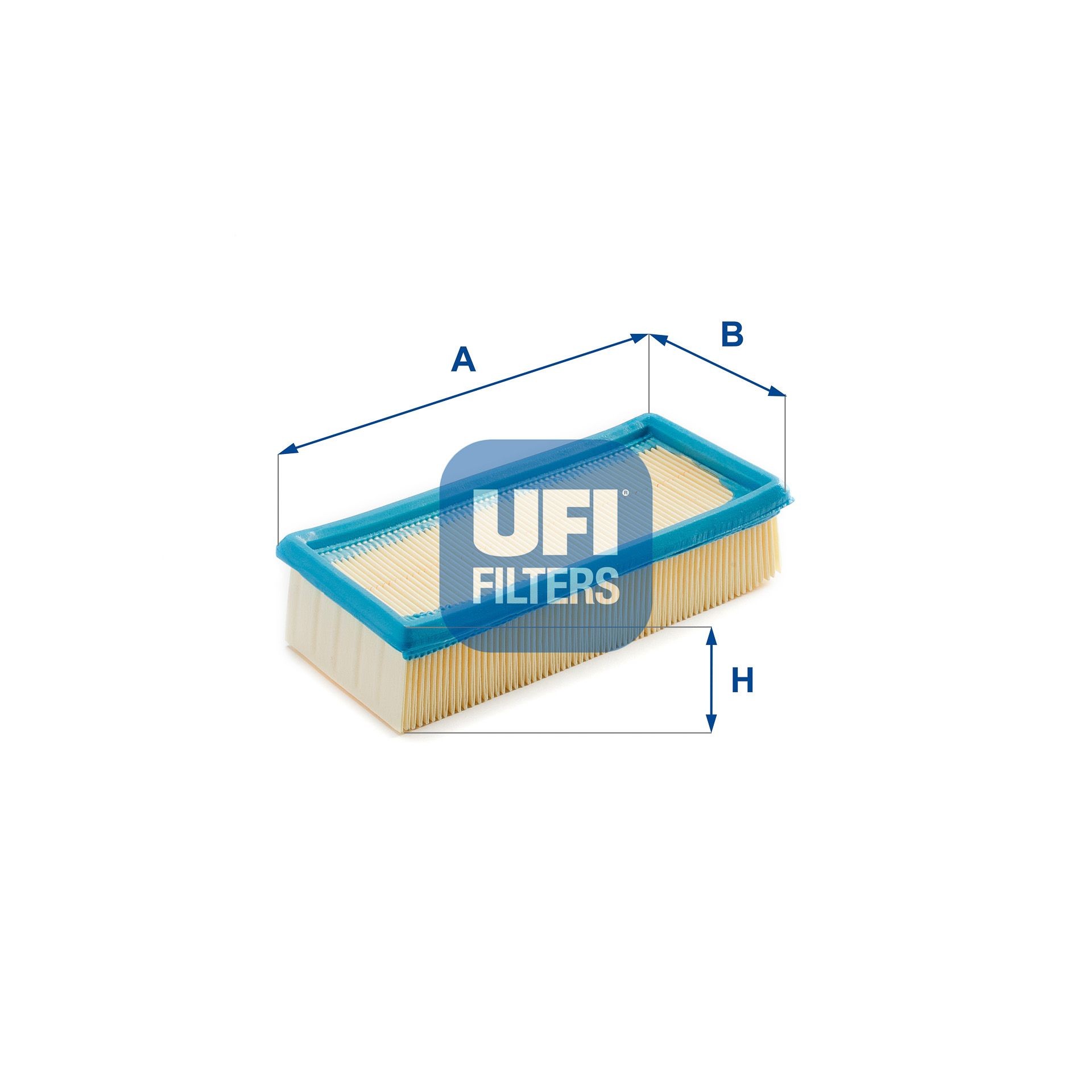UFI 30.836.00 Air filter 48,5mm, 93mm, 203mm, Filter Insert