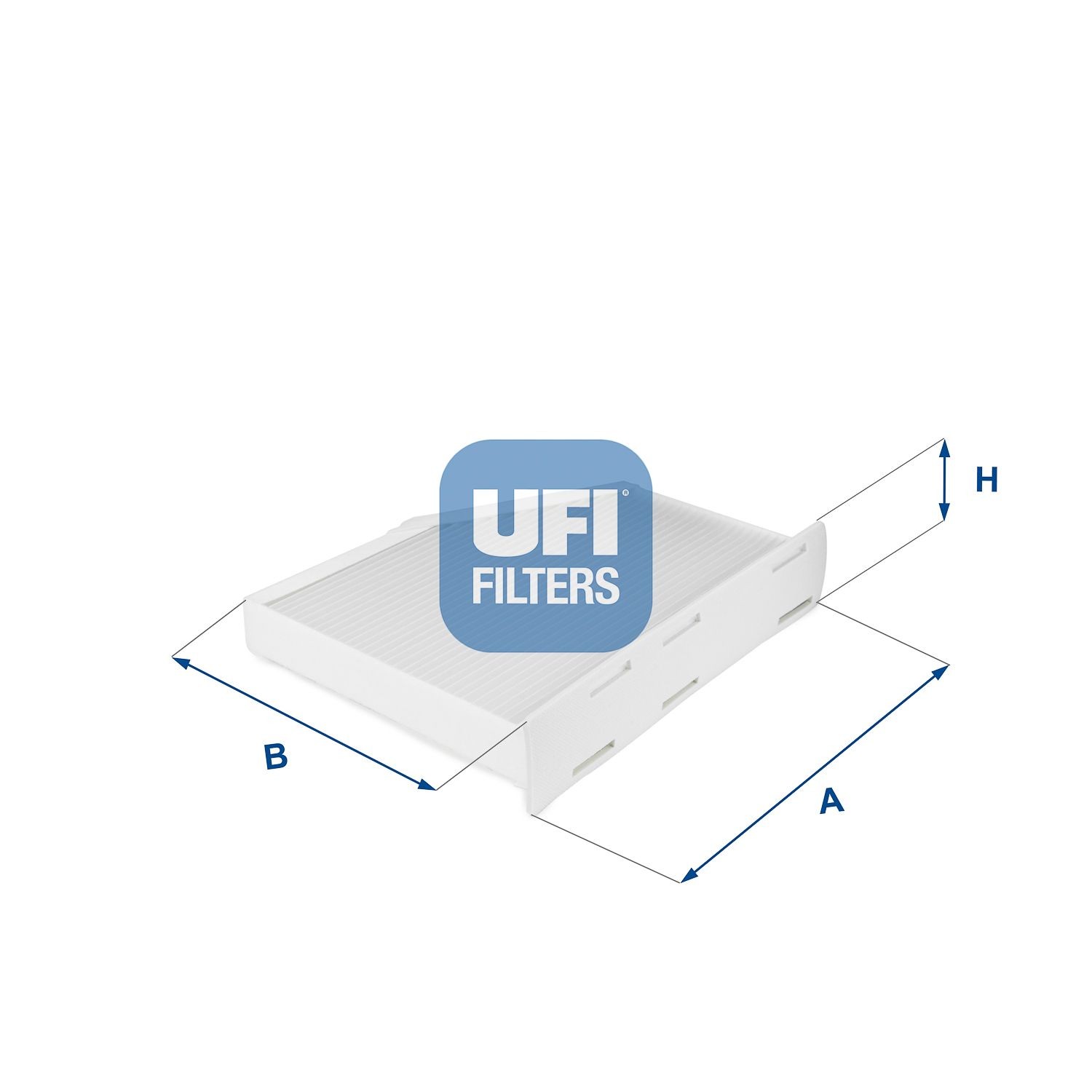 UFI 30.859.00 Air filter 41mm, 166mm, 312mm, Filter Insert
