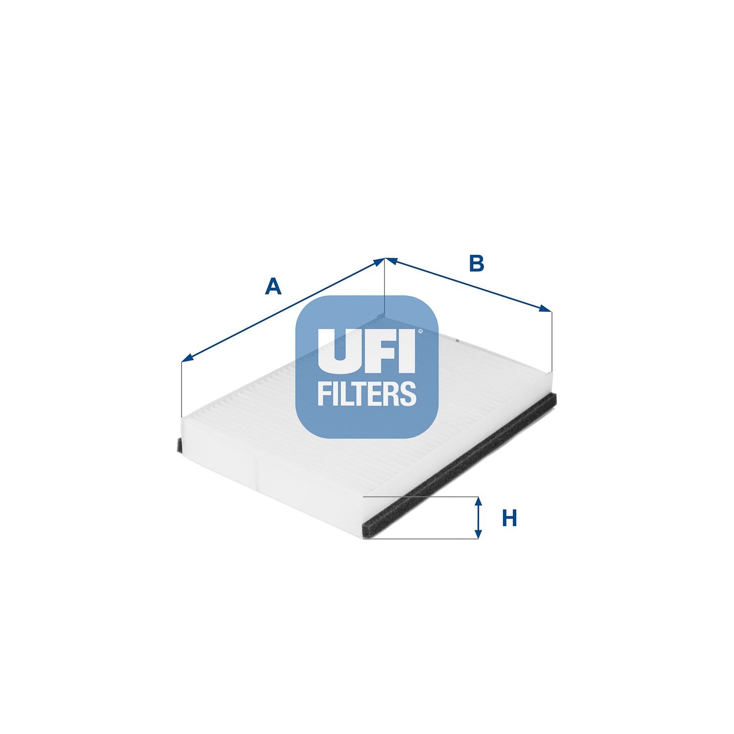 30.895.00 UFI Air filters DAIHATSU 60mm, 168mm, 208mm, Filter Insert