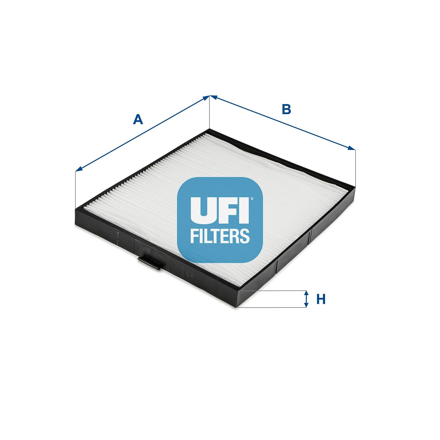 UFI 30.912.00 Air filter 37mm, 227,5mm, 254mm, Filter Insert
