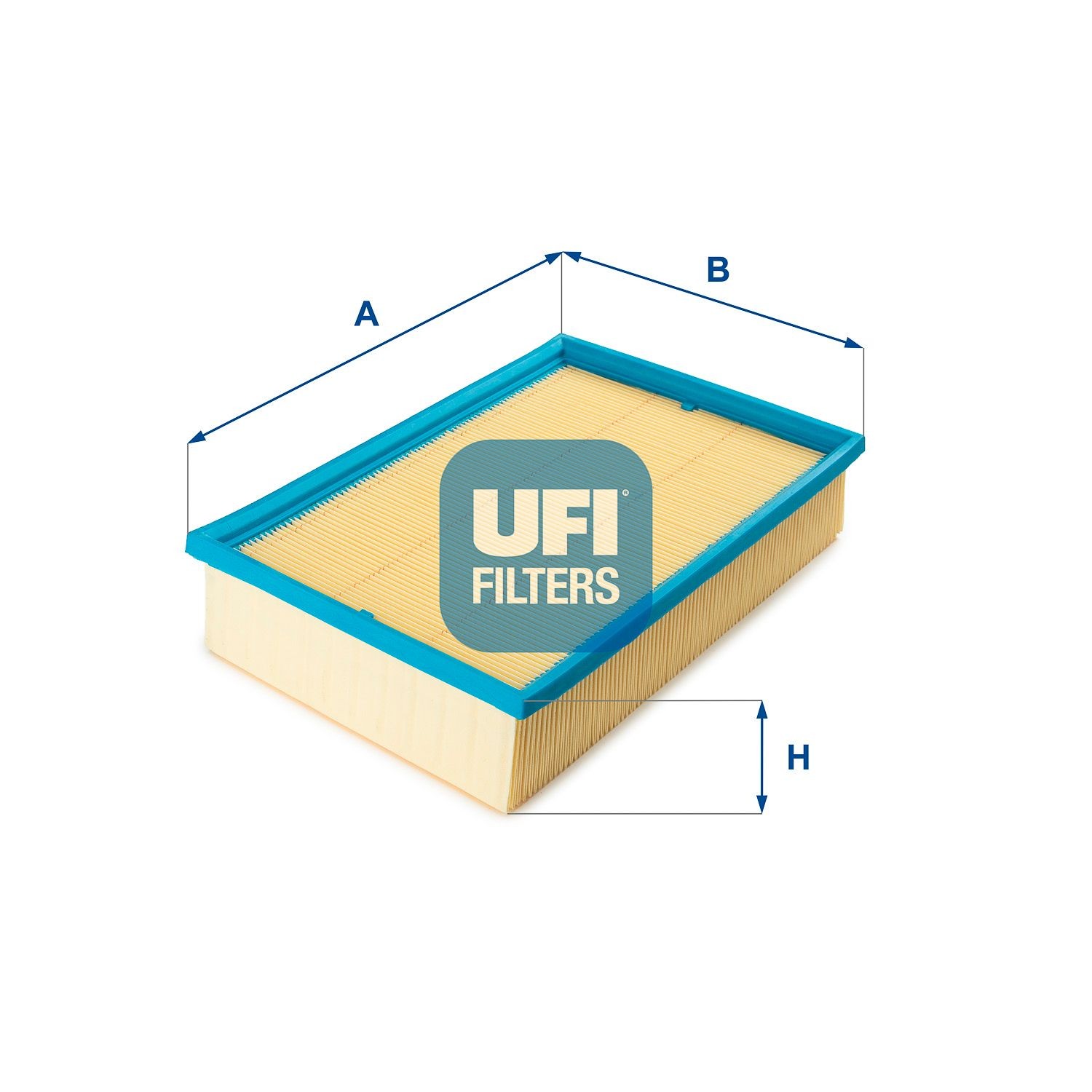 UFI 56,5mm, 184,5mm, 310mm, Filter Insert Length: 310mm, Width: 184,5mm, Height: 56,5mm Engine air filter 30.946.00 buy