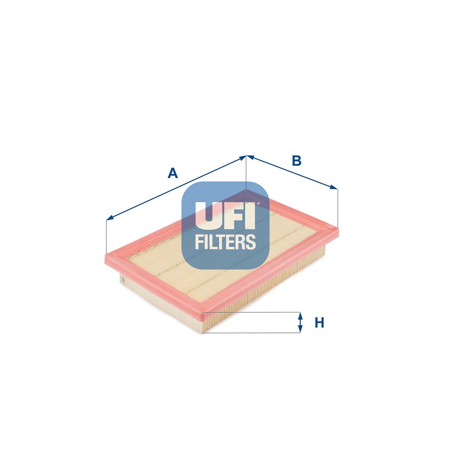UFI 36mm, 152,5mm, 246mm, Filter Insert Length: 246mm, Width: 152,5mm, Height: 36mm Engine air filter 30.966.00 buy
