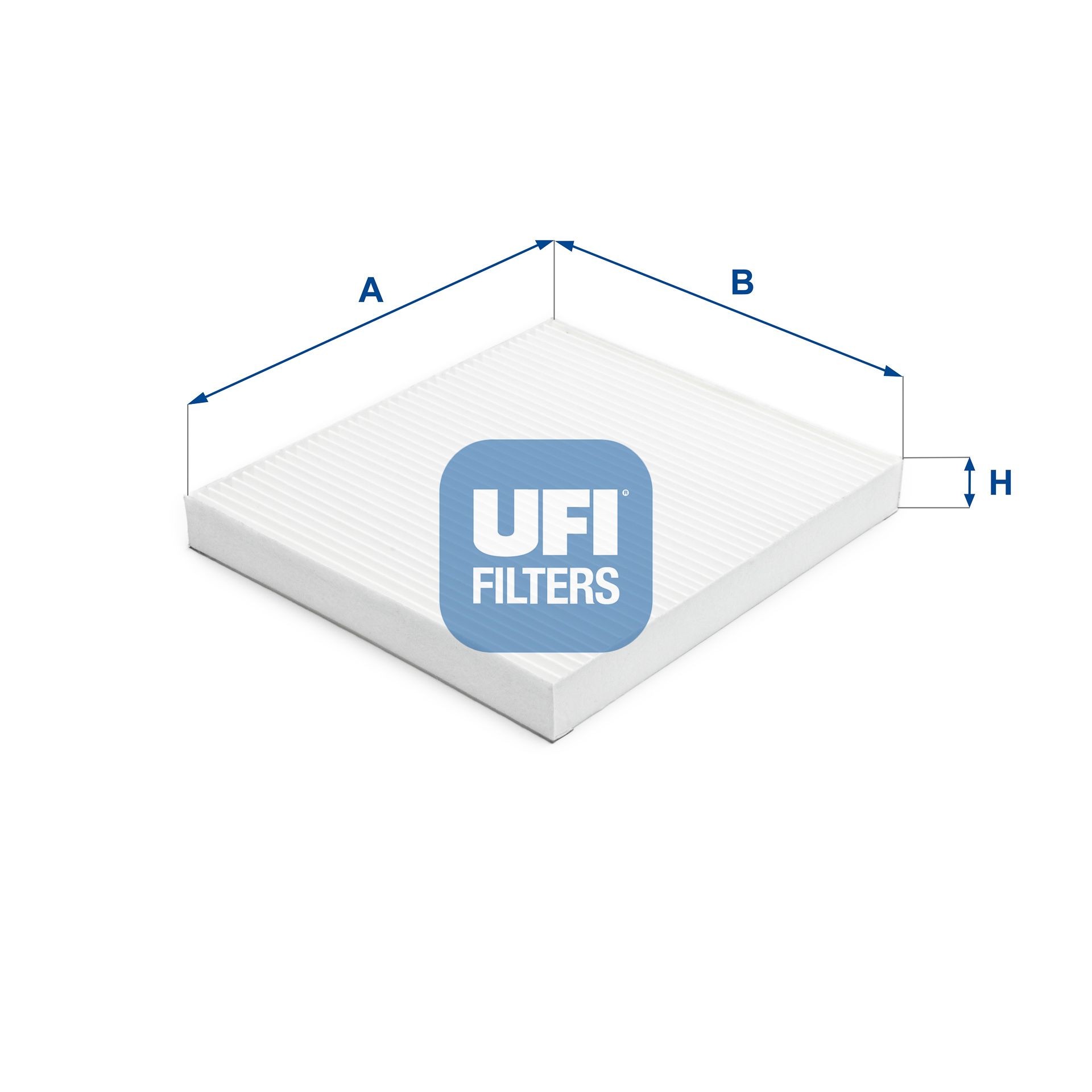 UFI 41,5mm, 290mm, Filter Insert Height: 41,5mm Engine air filter 30.992.00 buy