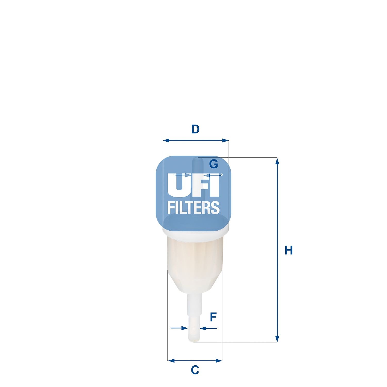UFI 31.009.00 Fuel filter 13321277497