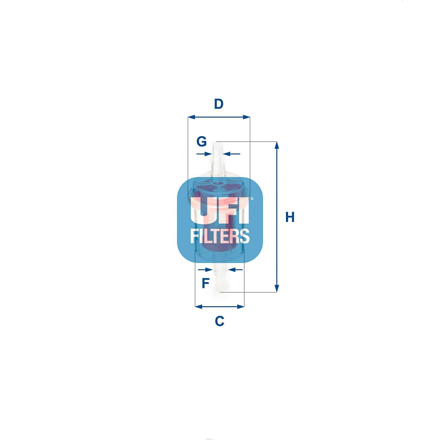 UFI 31.027.00 Fuel filter 0014773301