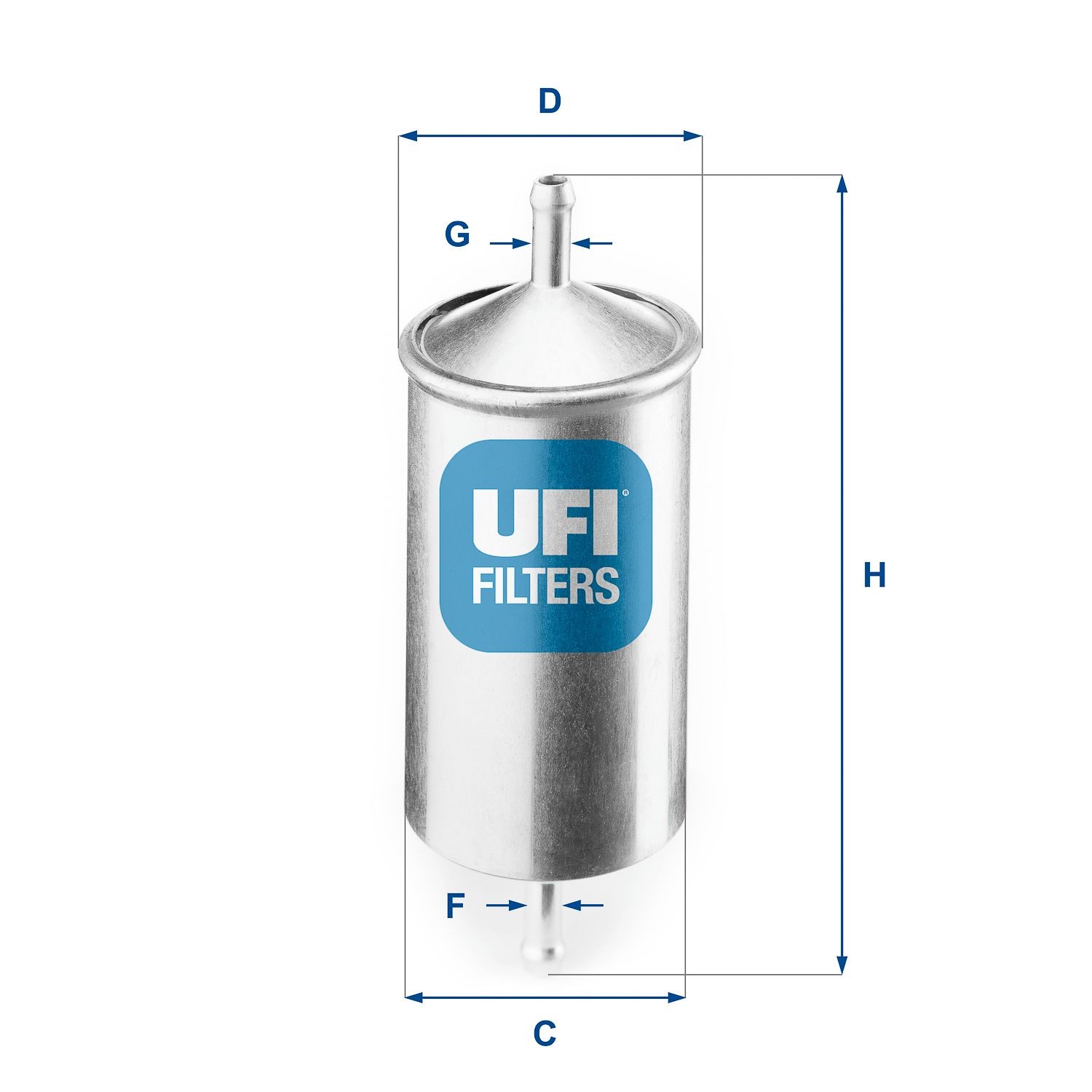 UFI 31.501.00 Fuel filter Filter Insert, 8mm, 8mm