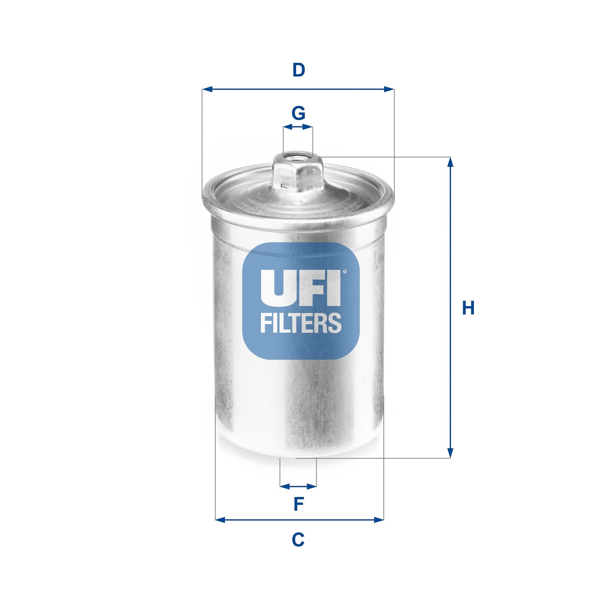 UFI Filter Insert Height: 129,5mm Inline fuel filter 31.506.00 buy