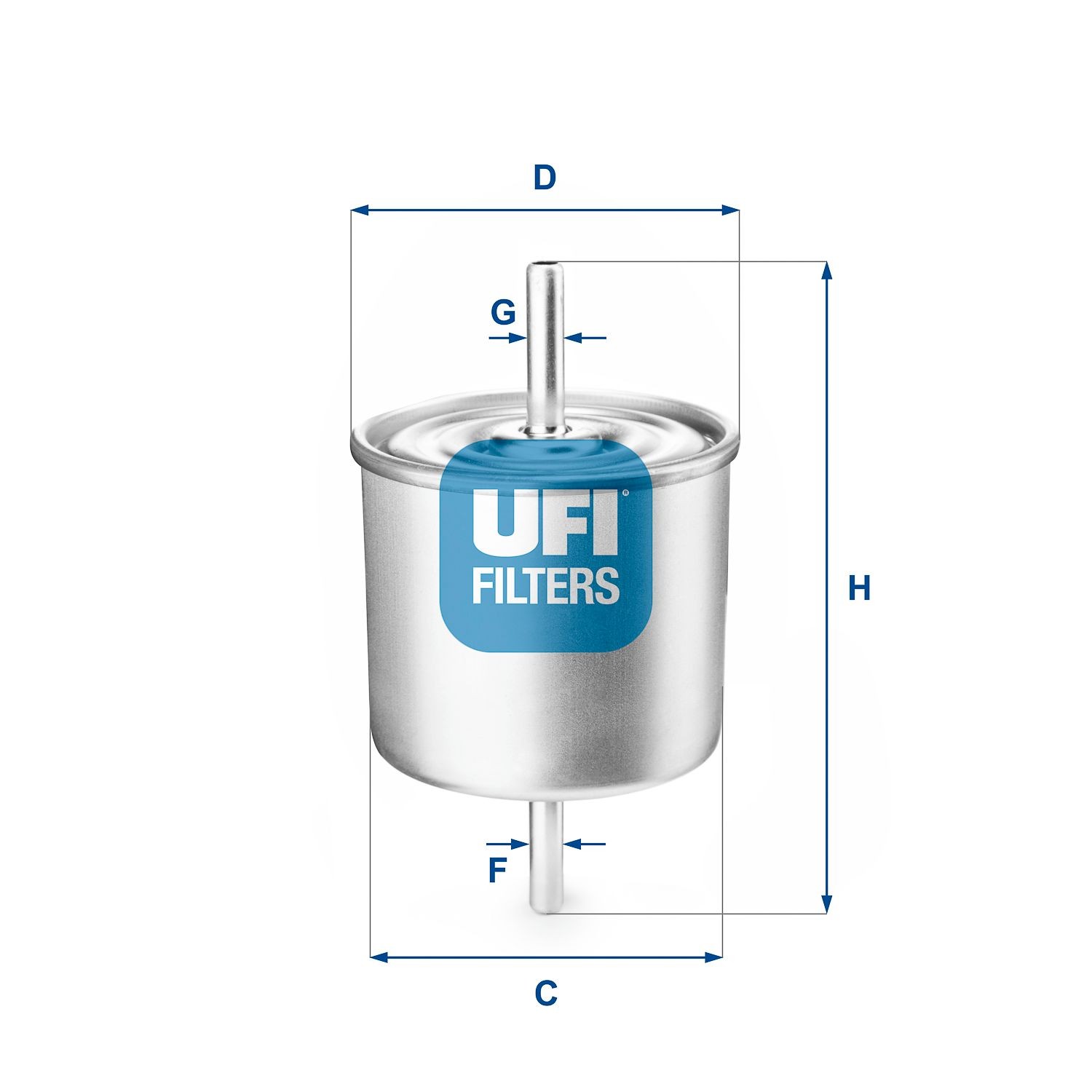 Mazda 616 Inline fuel filter 7243401 UFI 31.514.00 online buy